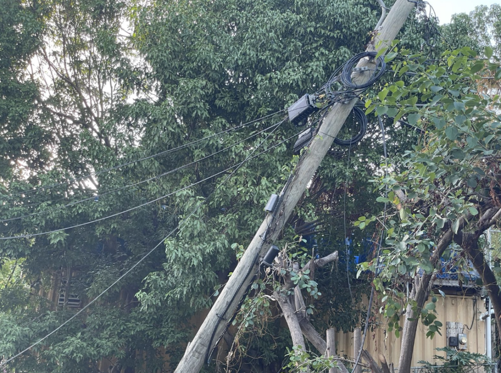 Garbage truck snag causes power outage, disruptions in Baughers Bay